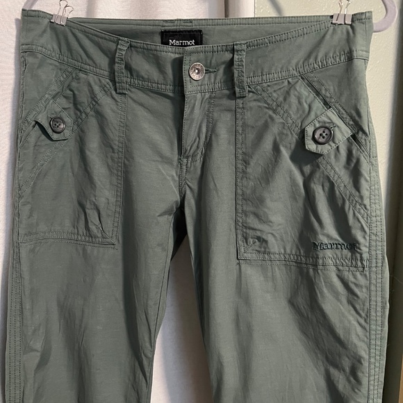 Women’s Marmot Ginny Adjustable Hiking pant- sage green size 6 - Picture 2 of 6